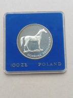 Stara moneta kolekcjonerska 100 zł Koń - 1981 r