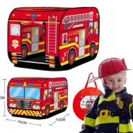 NAMIOT DLA DZIECI AUTO DO DOMU POKOJU OGRODU OGRODOWY DUŻY STRAZ POZARNA