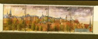 LUKSEMBURG** Panorama miasta Luksemburg Mi 1363-66