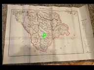 Mapa. Bystrzyca Kłodzka- plan powiatu z 1959r.