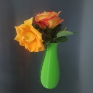 Wazon - magnes na lodówkę - zielony