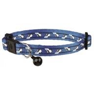 TRIXIE obroża z dzwoneczkiem dla kota niebieska nylonowa NOWA