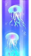 LAMPKA NOCNA RELAKSACYJNA PŁYWAJĄCE MEDUZY
