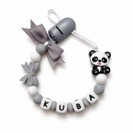 Zawieszka z Imieniem Silikonowa Do Smoczka Baby Shower Prezent Handmade