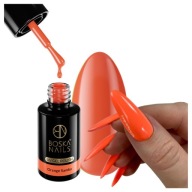 Boska Nails Lakier hybrydowy do paznokci pomarańczowy 6ml 475 Orange Samba