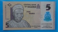 5 NAIRA,2022 GR 0539356,NIGERIA,st.I