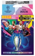 NAKLEJKI PIŁKARSKIE CHAMPIONS LEAGUE 2026 TOPPS MEGA ECO PACK BOOSTER PACK