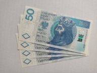 50 zł 2017 rok seria CA banknoty UNC do wyboru
