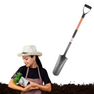 SZPADEL DRENARSKI DŁUGI WĄSKI SADOWNICZy OGRODNICZY METALOWY WYGODNY