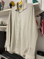 KOSZULA DKNY SLIM FIT JASNOSZARA