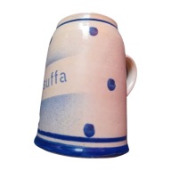 Ceramiczny kufel art deco - G'suffa, ręcznie zdobiony. Bawaria, lata 30-e.