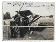 D22 Bielsko Biała Bielitz Lotnisko samolot Aleksandrowice Gajda 1932r Biala