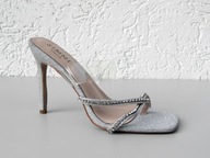 Srebrne klapki "SIMMI" rozmiar 39