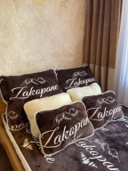 Komplet z wełny owczej Merino i polaru