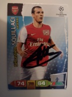 Karta panini autograf Arsenal Sebastien Squillaci Champions League 2011