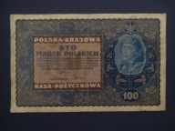 100 marek polskich 1919 seria X dobry stan (B9)