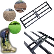 GRABIE 90X30 METALOWE RĘCZNY NIWELATOR RÓWNIARKA ZIEMI TERENU TRAWNIKA