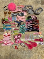 KOKARDKI SPINKI GUMKI ACCESSORIZE PRIMARK 68 SZT