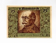 Niemiecka Afryka Wschodnia - 75 Pfennig - 1921 - bardzo rzadki UNC