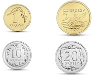 2022 r ZESTAW 1 5 10 20 50 gr groszy MW*MENNICZE