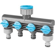 ROZDZIELACZ WĘŻA NA KRAN 6 BAR POCZWÓRNY IDEAL CELLFAST 3/4" I 1" 52-240