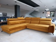 Nowoczesny Narożnik z Spaniem i pojemnikiem