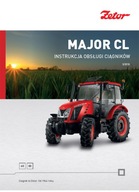 Zetor Major CL 60, 80 - instrukcja obsługi ciągników rolniczych PL (3.2018)
