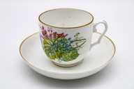 ZESTAW KAWA - HERBATA PORCELANA KPM WAŁBRZYCH 1880-1905 r STARY ŚLĄSK
