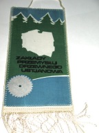 USTRZYKI DOLNE Zakłady Przemysłu Drzewnego USTJANOWA proporczyk