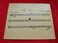 STAN BORYS wierzę drzewom / listów pożółkła biel POCZTÓWKA DŹWIĘKOWA 1972