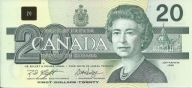 KANADA-20 dolarów P-97d UNC