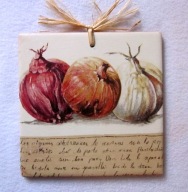 Robótkownia Kafelek obrazek 15x15 Cebule