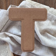 Zestaw baza w kształcie litery T – kraft handmade – 3 wzorniki kartka