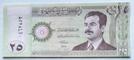 Irak - 25 dinarów banknot Saddam Husajn