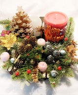 Stroik Boże Narodzenie Świeca sojowa Dekoracja Prezent