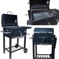 GRILL WĘGLOWY OGRODOWY DEKRAFT DUŻY ŻELIWNY STABILNY SOLIDNY GRILOWANIE