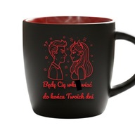 Kubek miłosny z grawerem – Będę Cię wku*wiać | prezent dla drugiej połówki