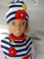 CZAPKA I CHUSTKA NA 4 SPOSOBY roz.46-50