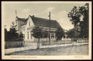 DZIWNÓWEK - ULICA WIEJSKA Z HOTELEM LEŚNYM 1920