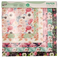 Zestaw kolorowych papierów 24 arkusze Craft Universe 30cm x 30cm