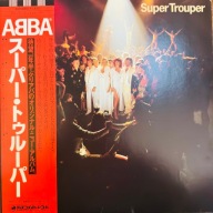 Abba Super Trouper EX/EX+ Japan Obi LP 1980 Discomate DSP-8004