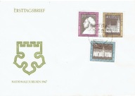 NRD - 450 lat Reformacji - Marcin Luther - Mi. 1317-19 na kopercie FDC