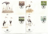 7-FDC16-Malawi, WWF, -Ptaki egzotyczne,1987r