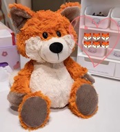 LIS pluszak poduszka wałek LISEK maskotka FOX pluszowy miś 30 cm