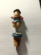 korek do butelki z bałwankiem