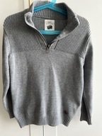 SWETER ze stójką Dziecięcy ZARA szary 7 lat 122 cm