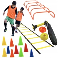 ZESTAW PIŁKARSKI TRENINGOWY DRABINKA PLOTKI PACHOŁKI Trening piłkarza 27w1