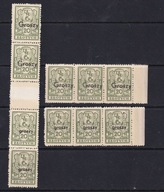 Warszawa Fundusz Odbudowy Stolicy cegiełki , przedruk 20 gr odmiany, stan**