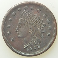 USA - Wojna Secesyjna - żeton kupiecki Detroit 1863