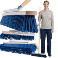 MIOTŁA OGRODOWA RĘCZNA SZCZOTKA UNIWERSALNA ZMIATACZ DO OGRODU ULICÓWKA 154